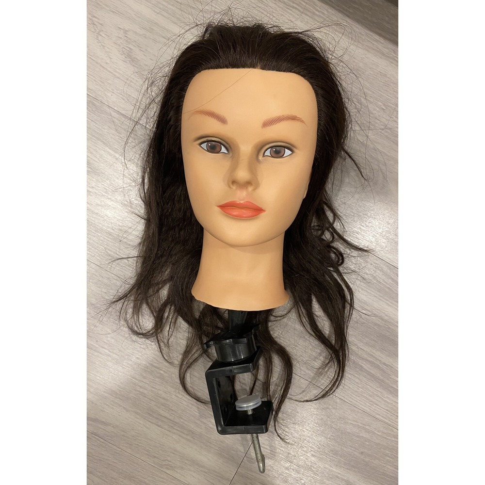 Miss Kim 14102 Marianna Ind. Student Cosmetology Mannequin Head Attached Mount
